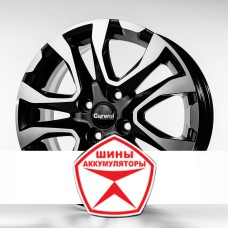 Автодиск CARWEL 6 R15 4*98 ET36 d58.5 ТОБОЛ 1503 ABT Черный глянцевый с полированной лицевой частью