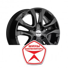 Автодиск CARWEL 6 R15 4*100 ET40 d60.1 ТОБОЛ 1503 (X-RAY/ LOGAN) BL Черный