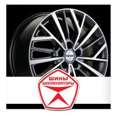 Автодиск CARWEL 7 R17 5*108 ET40 d60.1 ТОКО 1717 (CHERY TIGGO) AGR Серый с полированной лицевой частью