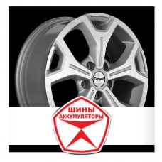 Автодиск CARWEL 6.5 R17 5*114.3 ET40 d64.1 ТАЛКАС 1710 AST Серебристый с полированной лицевой частью