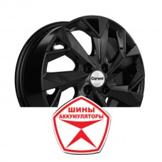 Автодиск CARWEL 5.5 R14 4*98 ET35 d58.5 ВАГА 1402 BL Черный