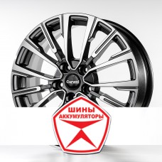 Автодиск CARWEL 7 R17 5*108 ET33 d60.1 БАЗАН 1720 (CHERY TIGGO 4/4 PRO/EXEED LX/OMODA C5) AGR Серый с полиров