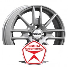 Автодиск CARWEL 5.5 R14 4*98 ET35 d58.5 ЛАДА 173 SB Серебристый металлик