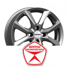 Автодиск CARWEL 6 R16 4*100 ET41 d67.1 СЕГУН 271 SB Серебристый металлик