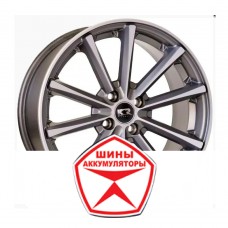 Автодиск PDW 7 R16 4*100 ET38 d60.1 ECLIPSE (CV1) M/U4GRA Серый матовый с полировкой