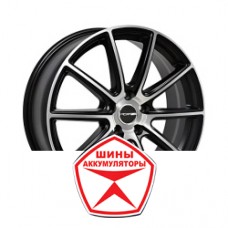 Автодиск PDW 8 R19 5*108 ET45 d67.1 2003 (5208) M/U4B Черный матовый с полировкой