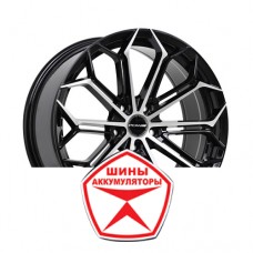 Автодиск PDW 8 R18 5*108 ET33 d60.1 KANSAS (828) M/B Черный глянец с полировкой