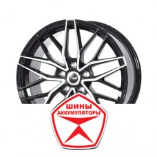 Автодиск LIZARDO 8 R18 5*108 ET42 d67.1 XH689 BMF Черный глянец с полировкой