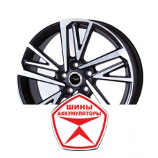 Автодиск LIZARDO 8 R18 5*108 ET45 d67.1 XH292 (395) CBMF Черный матовый с полировкой