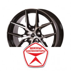 Автодиск LIZARDO 8 R18 5*108 ET33 d60.1 486 BMF Черный глянец с полировкой