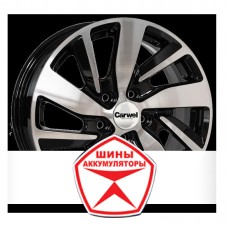 Автодиск CARWEL 6.5 R16 5*114.3 ET50 d66.1 БАЙКАЛ 166 (DUSTER) AB Черный глянцевый с полированной лицевой час