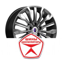 Автодиск КиК 6.5 R17 5*114.3 ET50 d66.1 АТАКАМА (КС756-07) ДАРК ПЛАТИНУМ Серый темный глянцевый