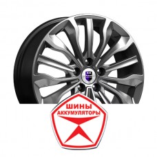Автодиск КиК 6.5 R17 5*114.3 ET50 d66.1 АТАКАМА (КС756-07) ДАРК ПЛАТИНУМ Серый темный глянцевый