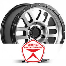 Диск Lizardo XH334 9.0x17 6x139.7 ET-12 D110.1 Spoke machine (Lip matt black)