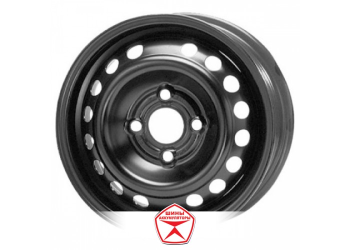 Диск Accuride ВАЗ 2112 5х14 4x98 ET35 CB58.6 Black