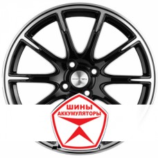 Диск Khomen KHW 1707 6.5x17 4x100 ET44 D54.1 BLACK MATT-FP